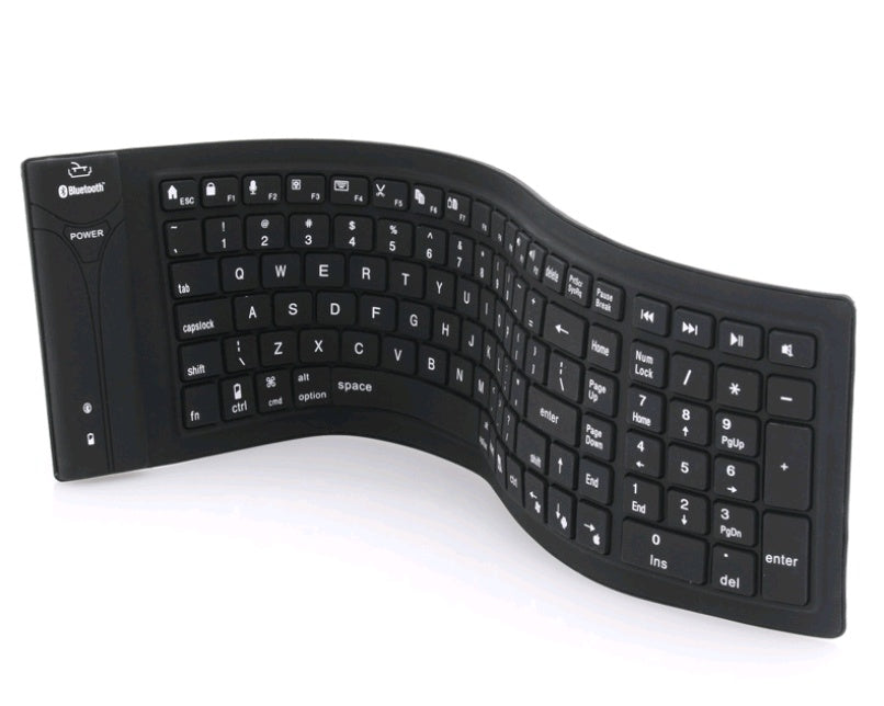 Foldable Silicone Bluetooth Keyboard - Ultimate Convenience!