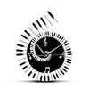 Melody Time - Treble Clef Wall Clock!