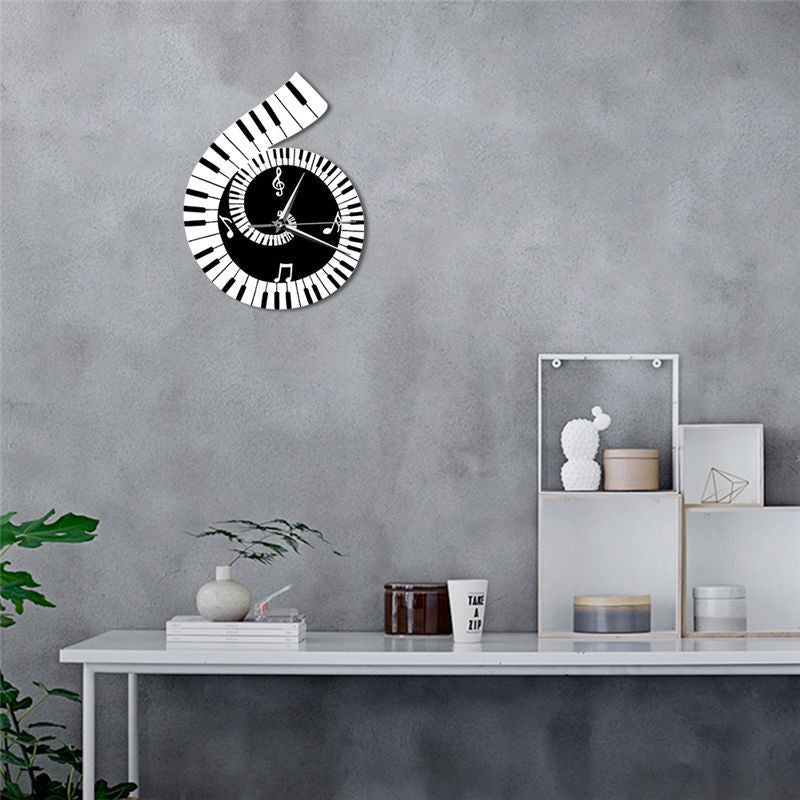 Melody Time - Treble Clef Wall Clock!