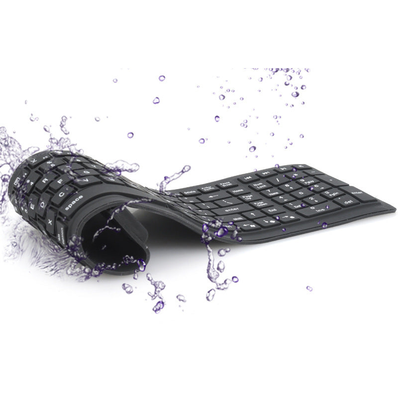 Foldable Silicone Bluetooth Keyboard - Ultimate Convenience!